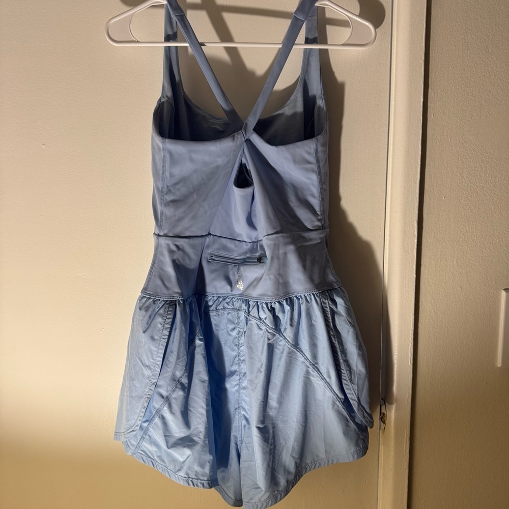 FP Movement by Free People Righteous Runsie Performance Romper Skyline Blue L - Picture 6 of 10